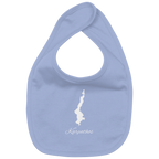 Karpathos Silhouette Griechenland - Organic Baby-Lätzchen