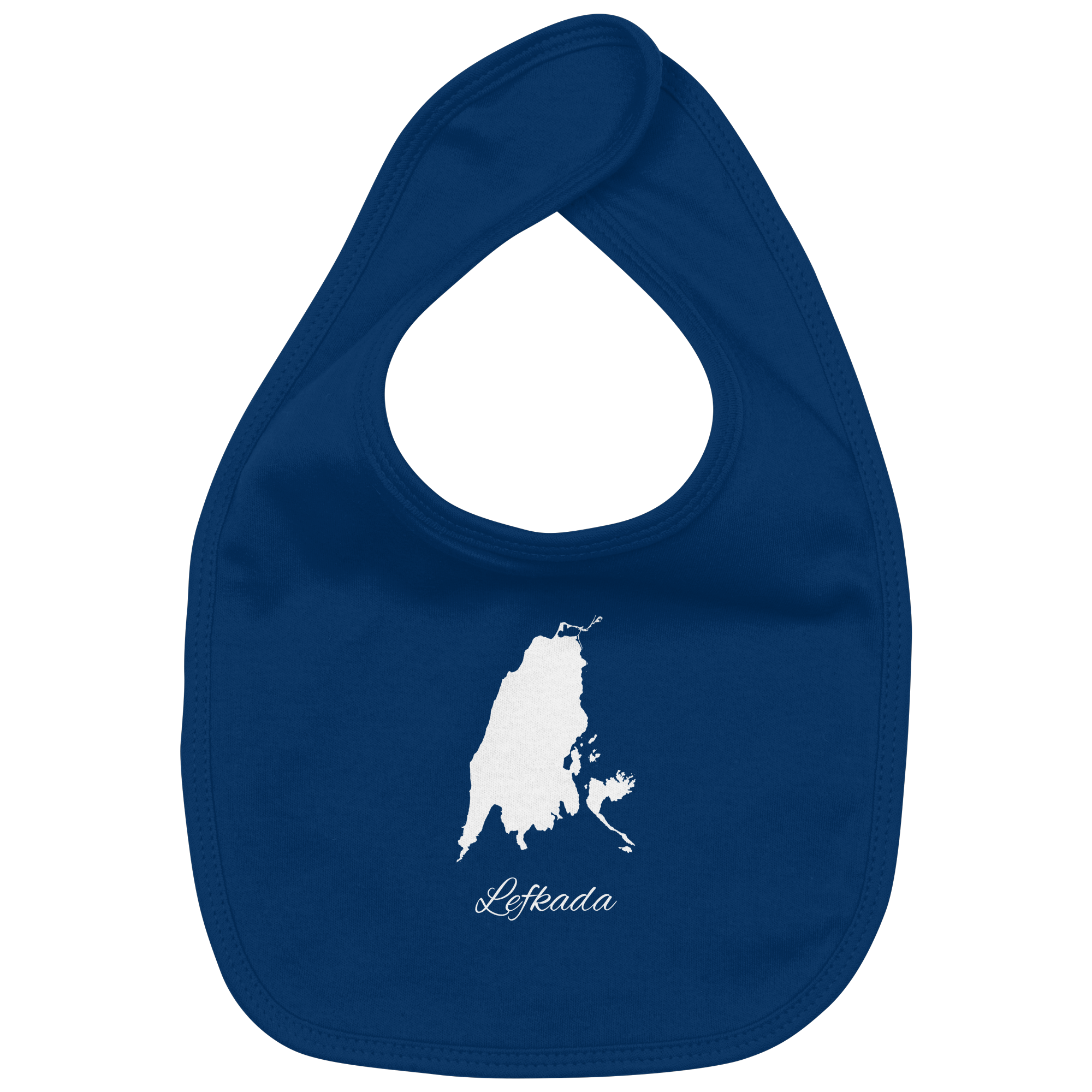 Lefkada Silhouette Griechenland - Organic Baby-Lätzchen