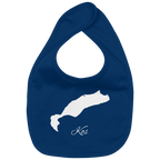 Kos Silhouette Griechenland - Organic Baby-Lätzchen