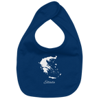 Ellada Silhouette Griechenland - Organic Baby-Lätzchen