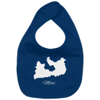 Milos Silhouette Griechenland - Organic Baby-Lätzchen