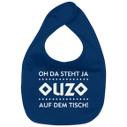 Oh da steht ja Ouzo auf dem Tisch - Organic Baby-Lätzchen