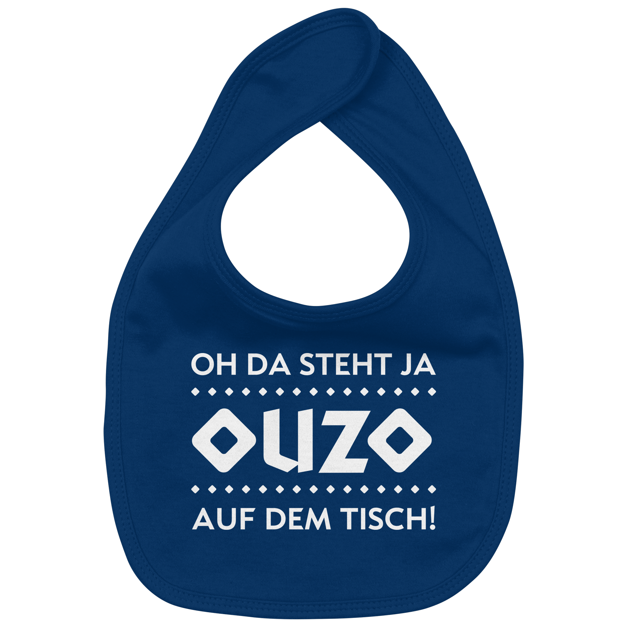 Oh da steht ja Ouzo auf dem Tisch - Organic Baby-Lätzchen