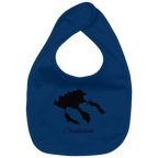 Chalkidiki Silhouette Griechenland - Organic Baby-Lätzchen