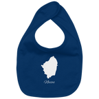 Naxos Silhouette Griechenland - Organic Baby-Lätzchen