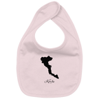 Korfu Silhouette Griechenland - Organic Baby-Lätzchen