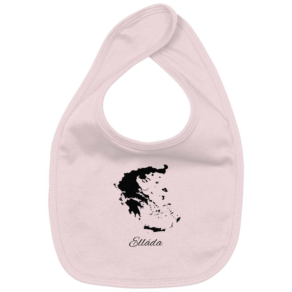 Ellada Silhouette Griechenland - Organic Baby-Lätzchen