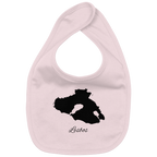 Lesbos Silhouette Griechenland - Organic Baby-Lätzchen