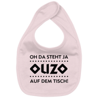 Oh da steht ja Ouzo auf dem Tisch - Organic Baby-Lätzchen