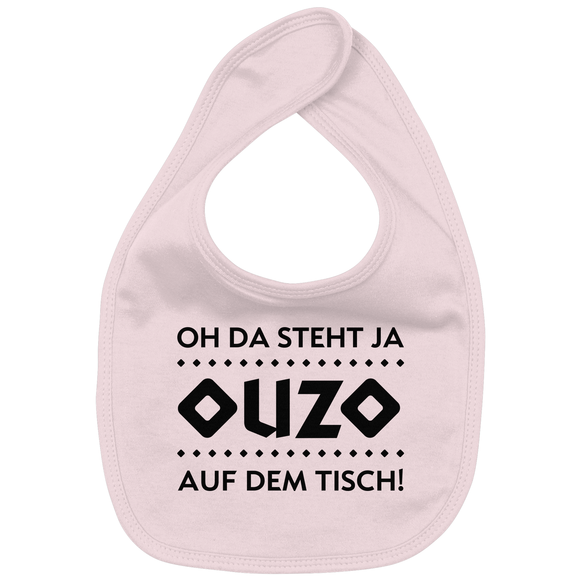 Oh da steht ja Ouzo auf dem Tisch - Organic Baby-Lätzchen