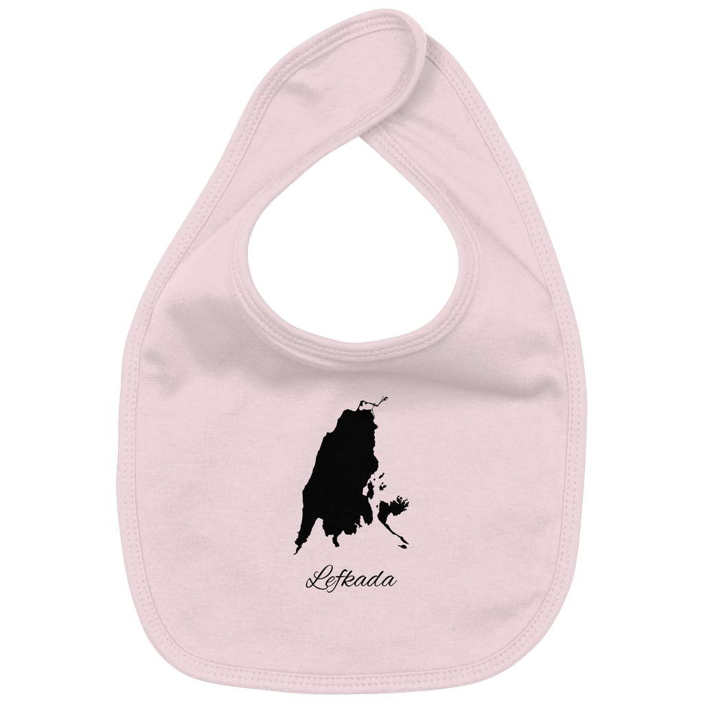 Lefkada Silhouette Griechenland - Organic Baby-Lätzchen