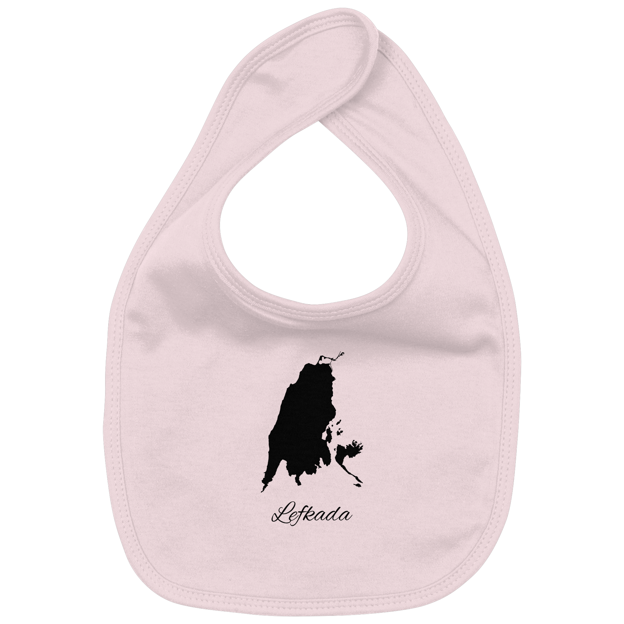 Lefkada Silhouette Griechenland - Organic Baby-Lätzchen