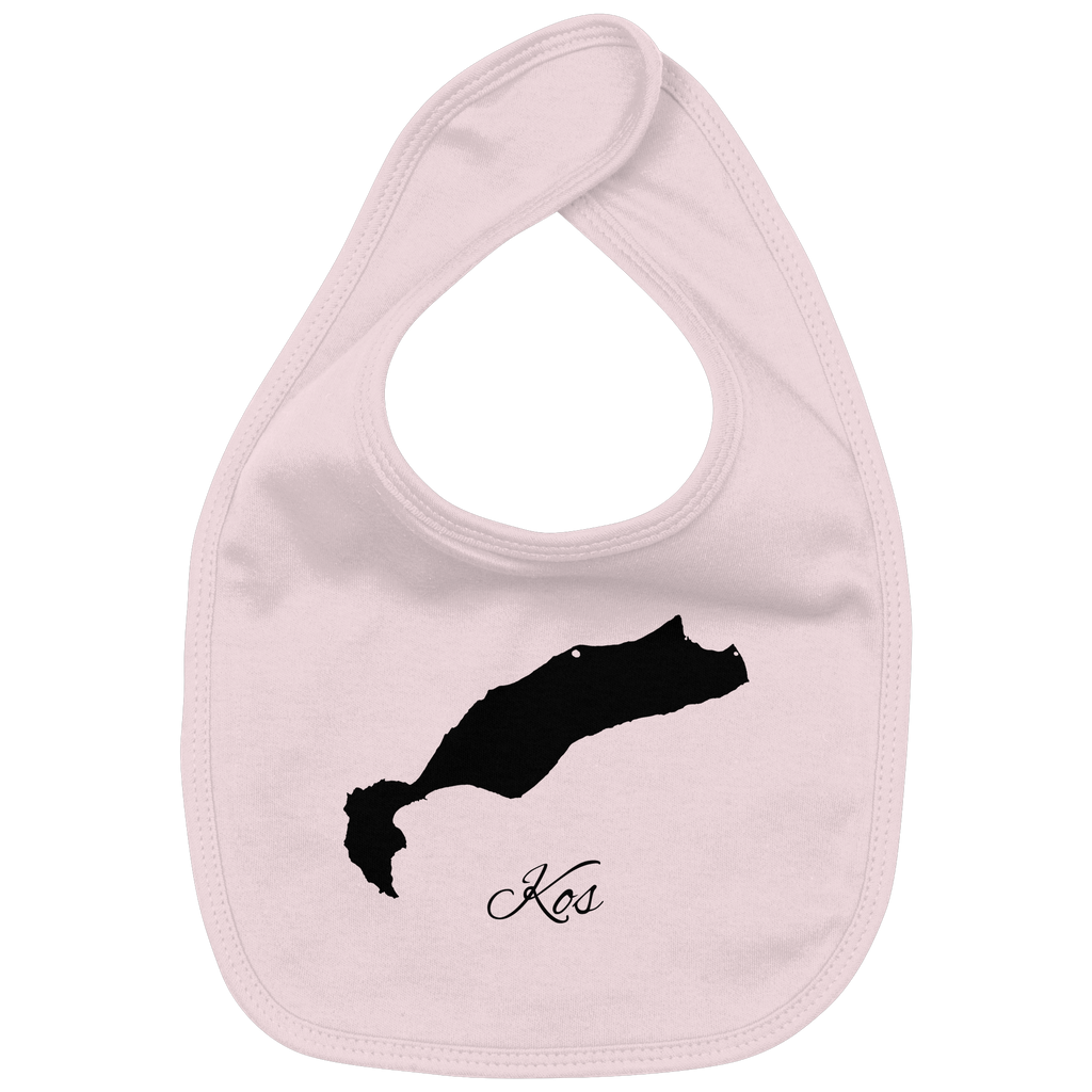 Kos Silhouette Griechenland - Organic Baby-Lätzchen