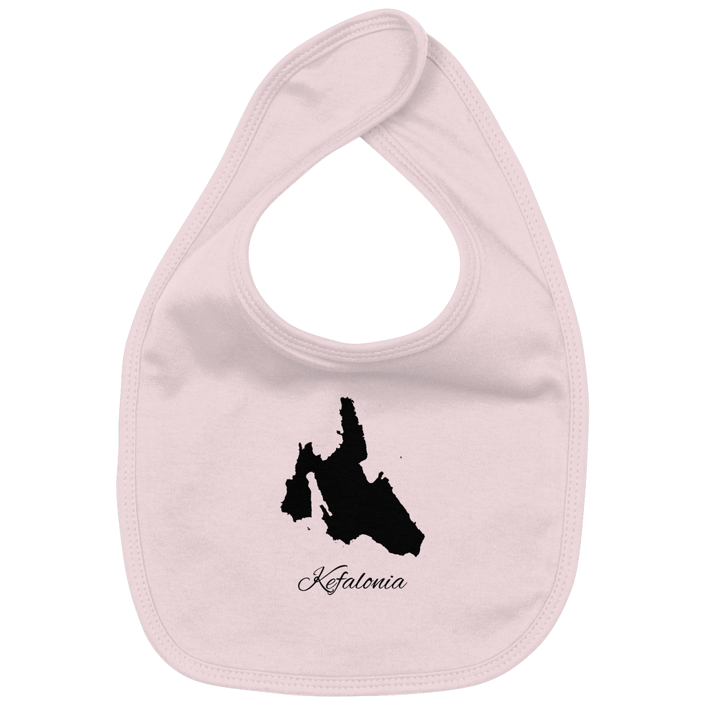 Kefalonia Silhouette Griechenland - Organic Baby-Lätzchen
