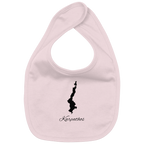 Karpathos Silhouette Griechenland - Organic Baby-Lätzchen