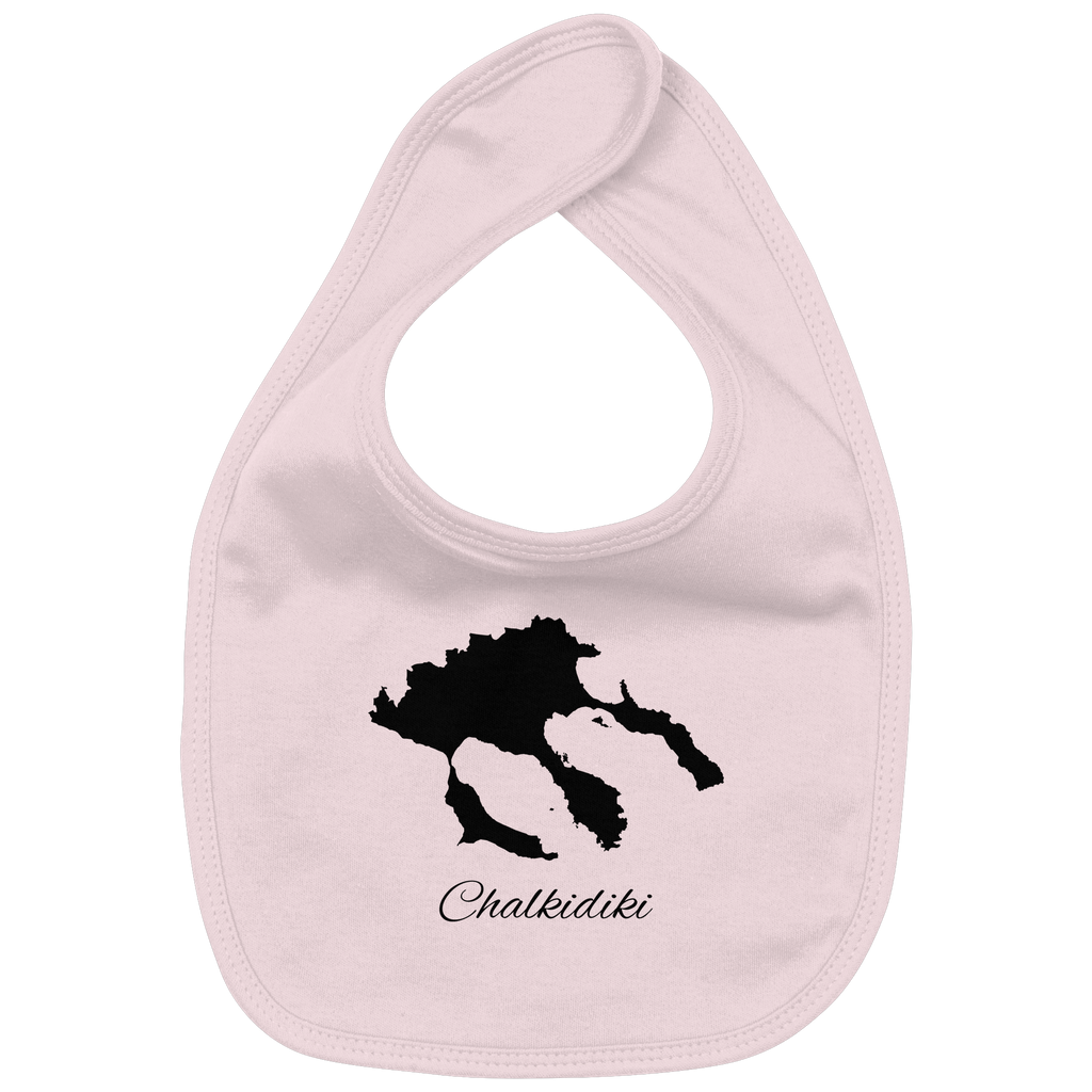 Chalkidiki Silhouette Griechenland - Organic Baby-Lätzchen