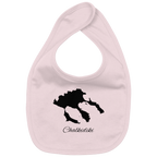 Chalkidiki Silhouette Griechenland - Organic Baby-Lätzchen