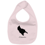 Zakynthos Silhouette Griechenland - Organic Baby-Lätzchen