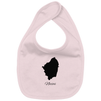 Naxos Silhouette Griechenland - Organic Baby-Lätzchen