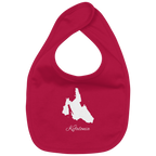 Kefalonia Silhouette Griechenland - Organic Baby-Lätzchen