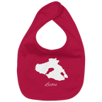 Lesbos Silhouette Griechenland - Organic Baby-Lätzchen