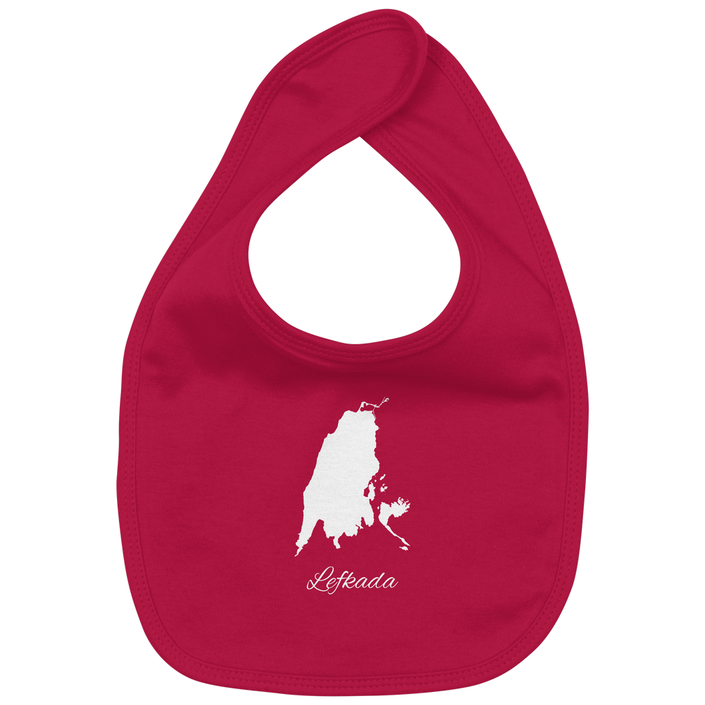 Lefkada Silhouette Griechenland - Organic Baby-Lätzchen