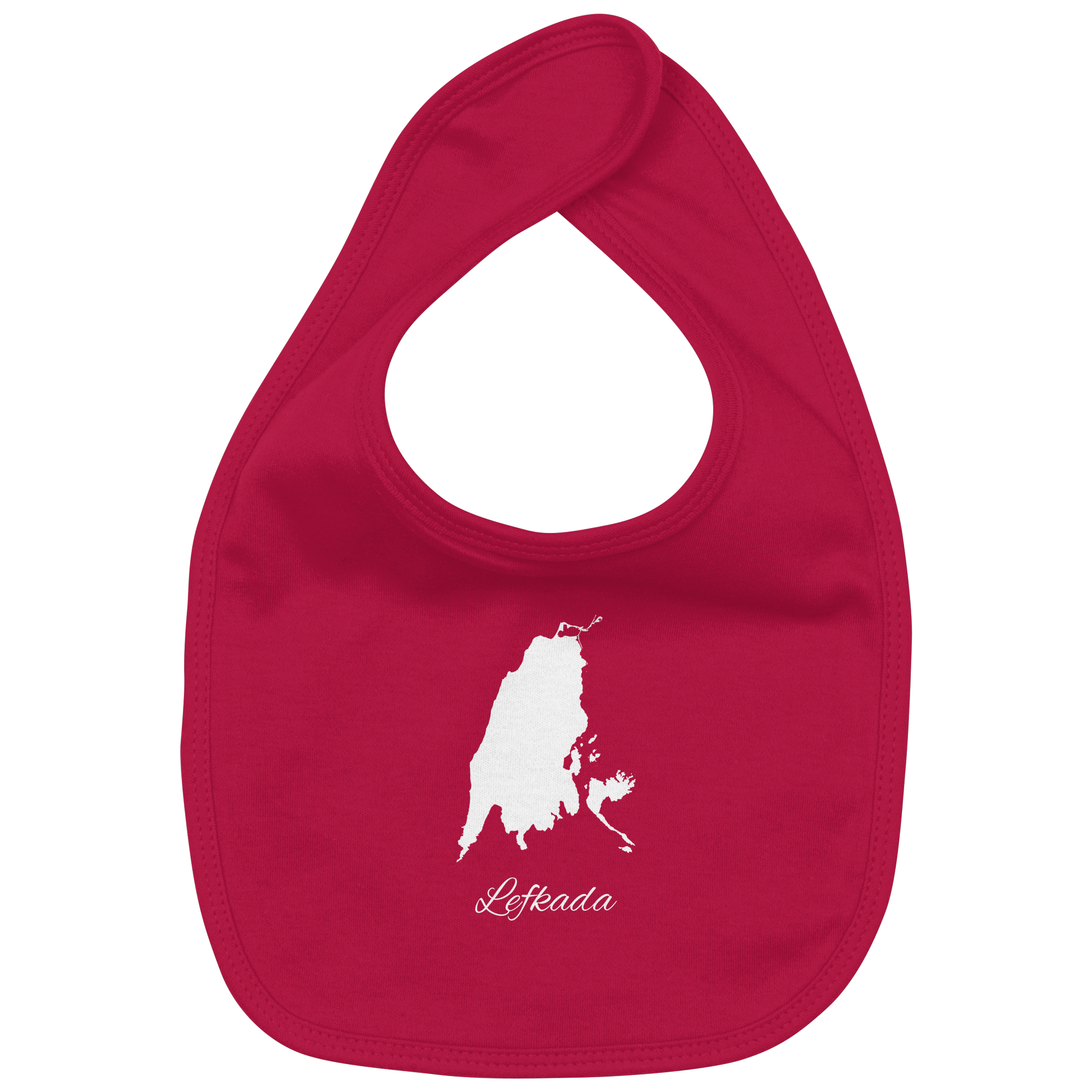 Lefkada Silhouette Griechenland - Organic Baby-Lätzchen