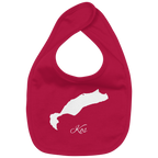 Kos Silhouette Griechenland - Organic Baby-Lätzchen