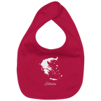 Ellada Silhouette Griechenland - Organic Baby-Lätzchen
