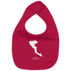 Korfu Silhouette Griechenland - Organic Baby-Lätzchen