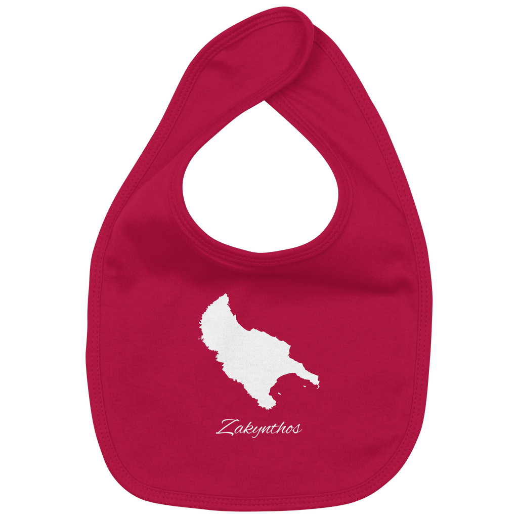 Zakynthos Silhouette Griechenland - Organic Baby-Lätzchen