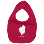 Naxos Silhouette Griechenland - Organic Baby-Lätzchen