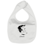 Ellada Silhouette Griechenland - Organic Baby-Lätzchen
