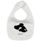 Lesbos Silhouette Griechenland - Organic Baby-Lätzchen