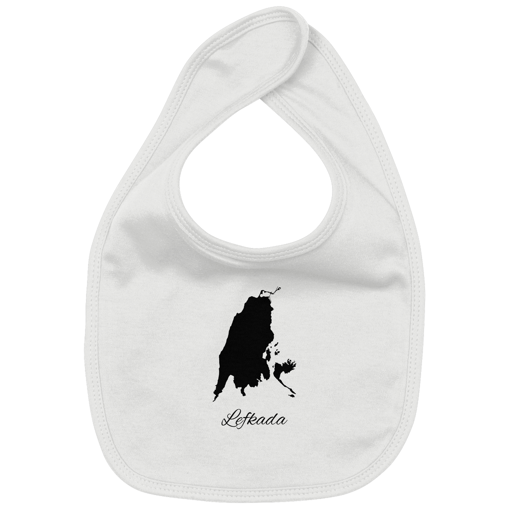 Lefkada Silhouette Griechenland - Organic Baby-Lätzchen