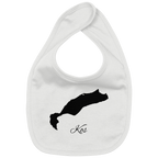 Kos Silhouette Griechenland - Organic Baby-Lätzchen