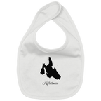 Kefalonia Silhouette Griechenland - Organic Baby-Lätzchen