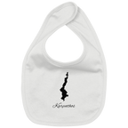 Karpathos Silhouette Griechenland - Organic Baby-Lätzchen