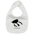 Chalkidiki Silhouette Griechenland - Organic Baby-Lätzchen