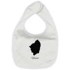 Naxos Silhouette Griechenland - Organic Baby-Lätzchen