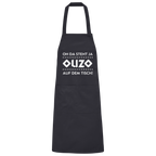 Oh da steht ja Ouzo auf dem Tisch - Organic Grillschürze