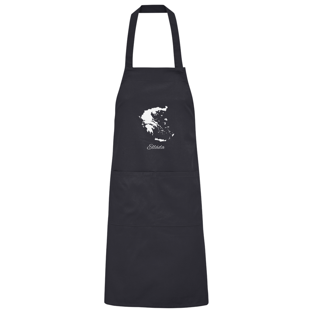 Ellada Silhouette Griechenland - Organic Grillschürze