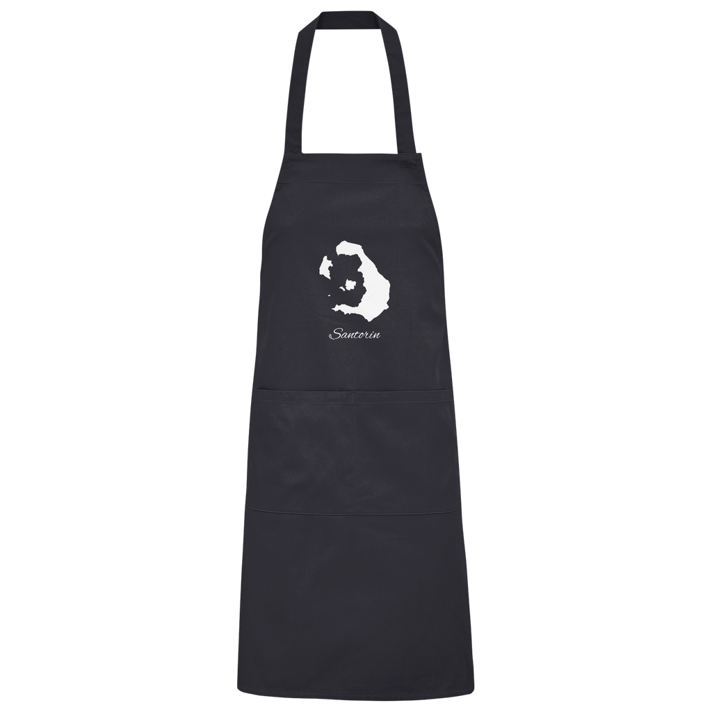 Santorin Silhouette Griechenland - Organic Grillschürze