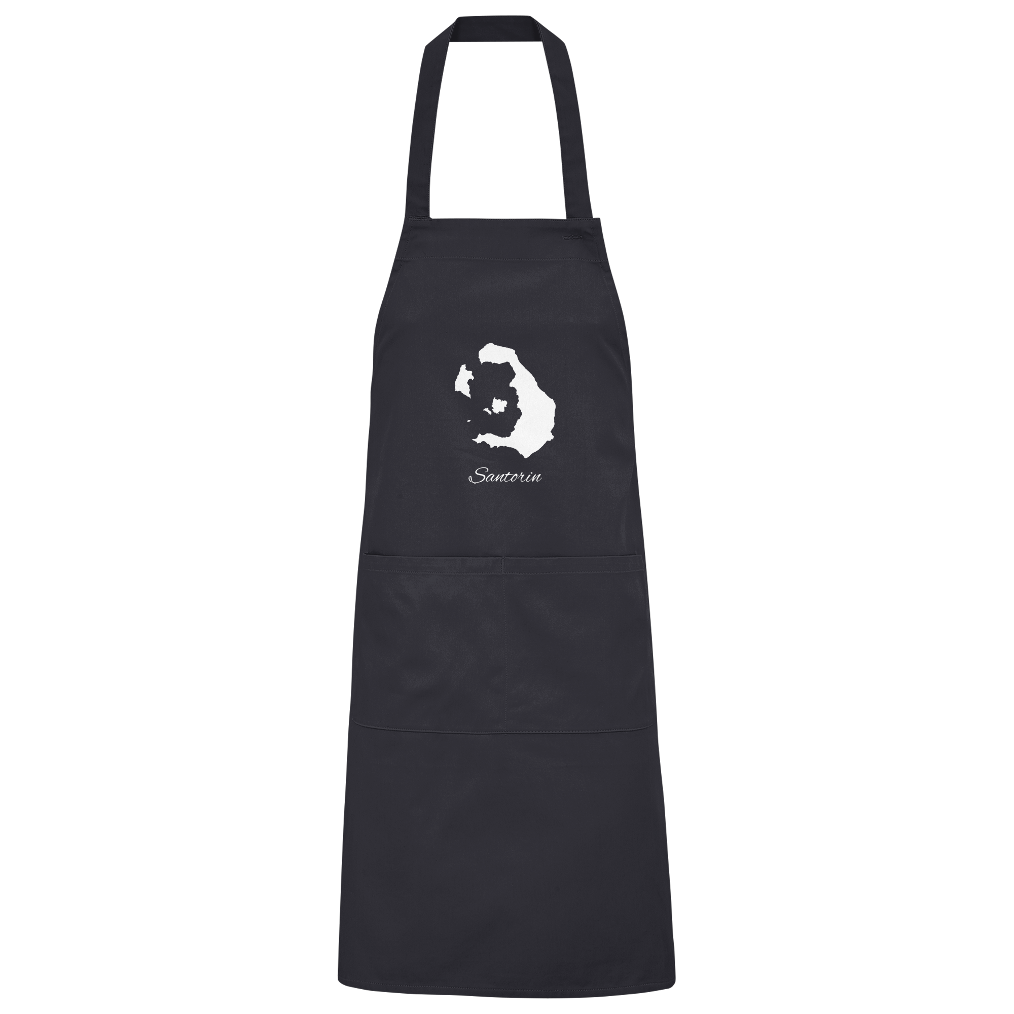 Santorin Silhouette Griechenland - Organic Grillschürze