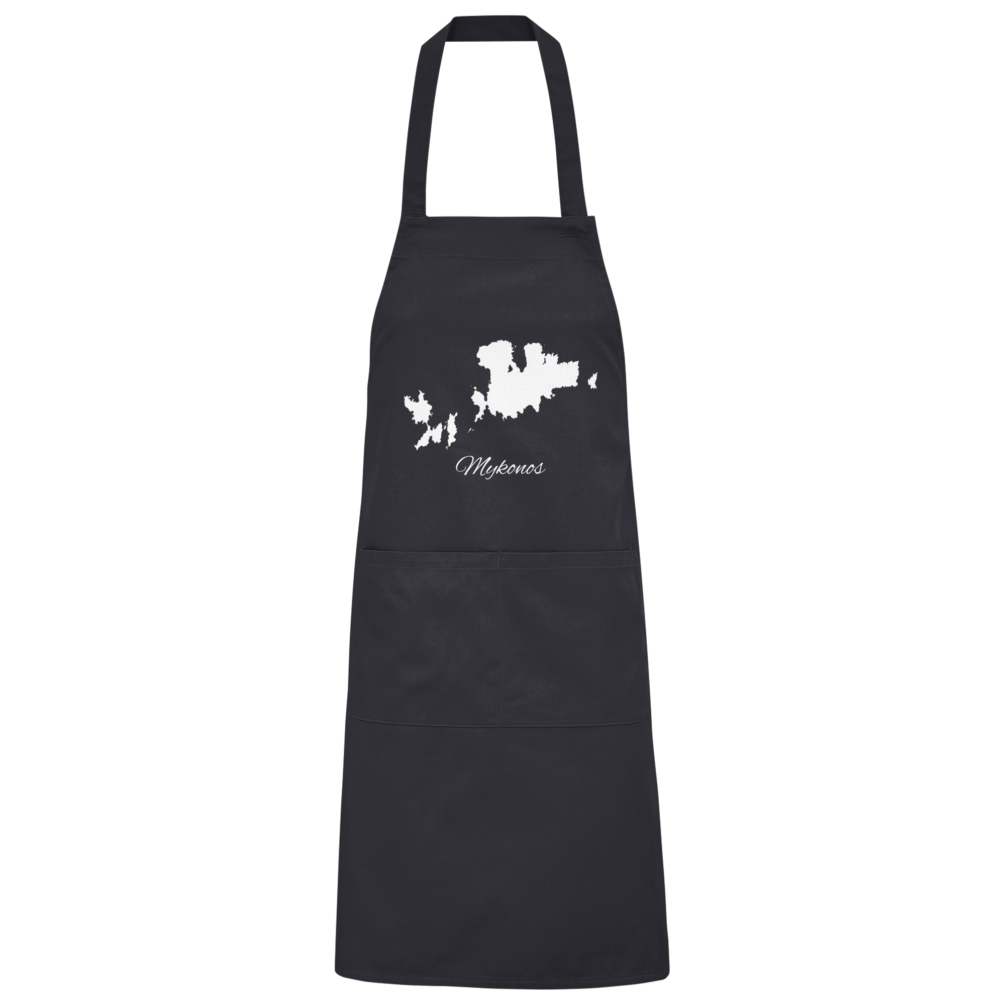 Mykonos Silhouette Griechenland - Organic Grillschürze