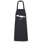 Kreta Silhouette Griechenland - Organic Grillschürze