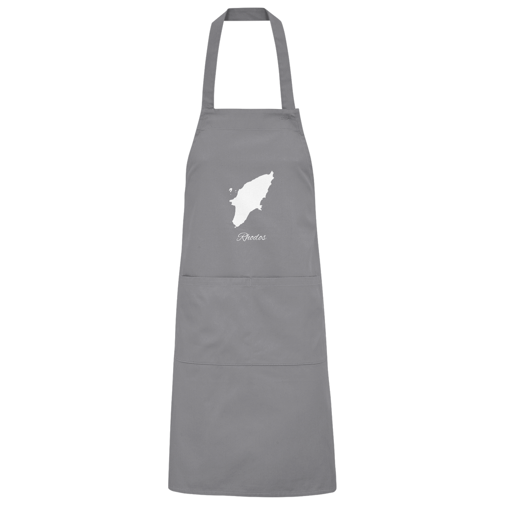 Rhodos Silhouette Griechenland - Organic Grillschürze