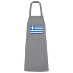 Griechenland Flagge - Organic Grillschürze