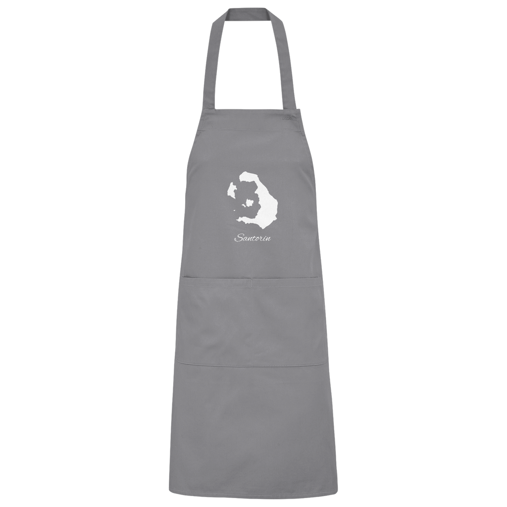 Santorin Silhouette Griechenland - Organic Grillschürze