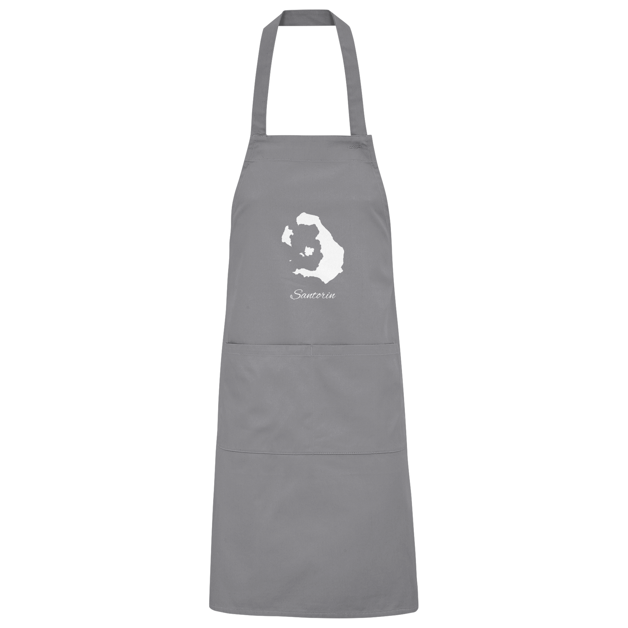 Santorin Silhouette Griechenland - Organic Grillschürze